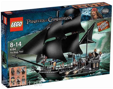 lego pirate ship black pearl|Lego Pirates of the Caribbean 4184 The Black Pearl.